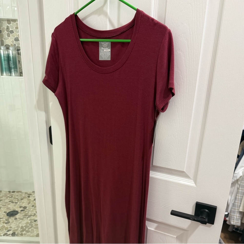 Moosejaw lakeside T dress, heretic color NWT